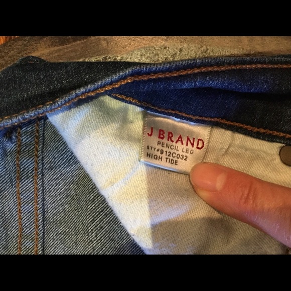 J Brand Pencil Leg, High Tide Denim Size 28 - Picture 3 of 5